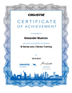 certificate-christie-m-series-j-series2